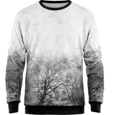 China Fashionable Sublimation Crewneck Sweatshirt 100 Polyester Sweatshirt OEM for sale