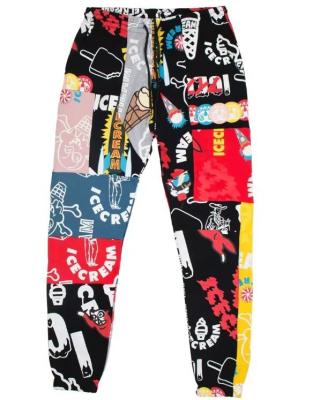 China Comfy All Season Sublimation Sweatpants Machine Washable Cotton Polyester Blend for sale