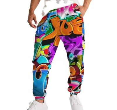 China Volledige afdruk Sublimatie Street Mensen Sweatpants Oversized Te koop