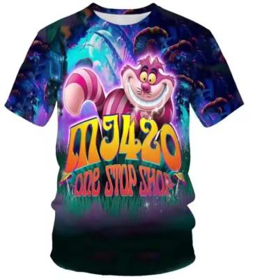 China Customised All Over Sublimation Printing T Shirts 100% Polyester For Marathon for sale