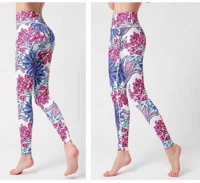 Cina Sport secchi veloci Leggings colorati stampati su misura Leggings personalizzati per palestra in vendita