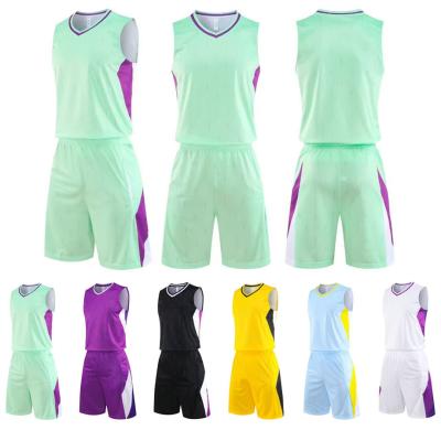 China Basketball-Uniform Anzug Outdoor-Basketball-Trainingslager Große Größe Atmungsschweißabsorbierende Weste zu verkaufen