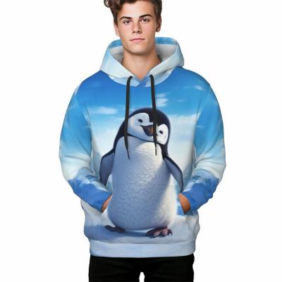 China Unisex 3D Printed Hooded Sweatshirt Casual Pullover Hoodie With Big Pockets for sale