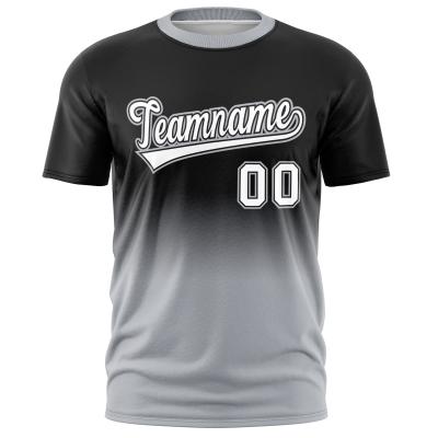 China Gepersonaliseerd T-shirt Print Team Jersey Pak Custom Sportuniform Met Shorts Geprinte Naam & Nummer Te koop