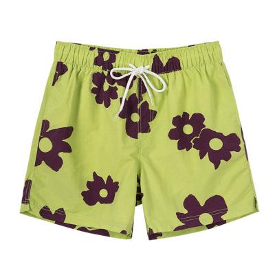 China Custom Design Ihr eigenes Logo Sublimation gedruckte wasserdichte Brettschorts Vierwege Stretch Swim Trunks zu verkaufen