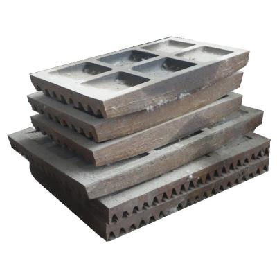 China Construction worksÂ   Original quality crusher wear parts fixed and swing jaw plate, suitable for different brands accept customization for sale