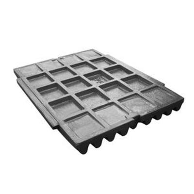 China Construction worksÂ   High quality manganese steel jaw plate of original crusher spare parts jaw, suitable for different brands to accept customization for sale