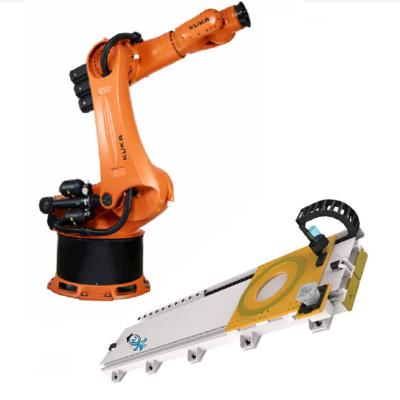 China KUKA KR 240 R3330 Palletizing Robot With CNGBS Linear Guide Rail As Automatic Machine Payload 240kg Robot Arm for sale