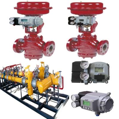 China Valve Switching Skid With Masoneilan 10000 Carbon Steel Control Valve Type 87/88 Pneumatic Actuator SVI II SVI3 Valve Positioner for sale