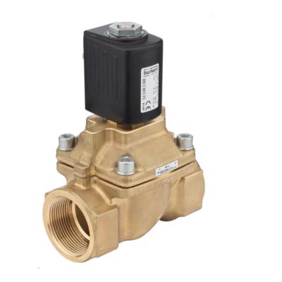 China Burkert Type 6407 As Servo Assisted Piston Valve 2/2-Way Suitable For Gas And Steam Of Valve Body for sale