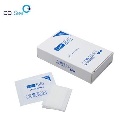 China COSEE Disposable Anti Fog Cleaning Non Woven Fabric Anti Fog And Anti Fog Glasses Wiping Cloth Cloth for sale