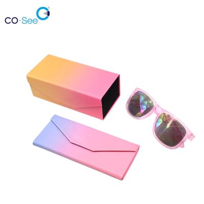 China COSEE Factory Price Collapsible Glass Sun Crate With Printing Glass Handmade Crate for sale