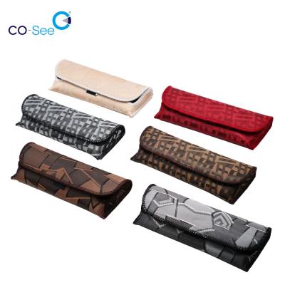 China New Eyewear Glass Storage Fashion Cloth Glass Box Reading Glass Goggles Case for sale