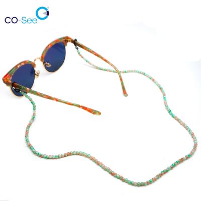 China Fashionable Glasses Chains Ethnic Eyewear Lanyard Retainer Cord Sunglasses Holders Style Rope Strap For Women for sale