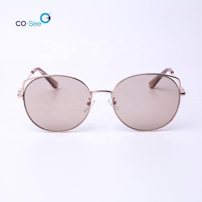 China Cat Eye 2020 Cateye Fashionable Custom Cavity UV400 Logo Ladies Vintage Retro Women Sunglasses for sale