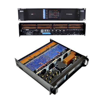 China 220v 4 stage performance pa power amplifier oem black color satage amplifier line 1350 arrange fp10000q power amplifier for sale