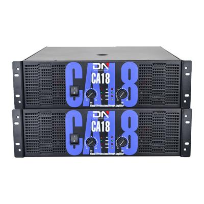 China Club/KTV/Stage CA18 2 Channel 3U 1250w 1300w Class H Subwoofers Amp Spaul Ca Amplifier Professional Powerful for sale