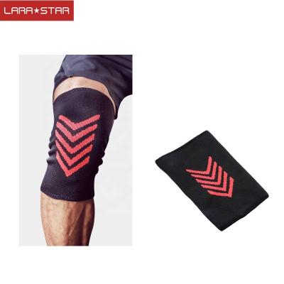 China Breathable Knitted Elasticity Kneepad With Knee Joint Protection Power Sports Fitness Equipment Squat Lifting Knee Pads for sale