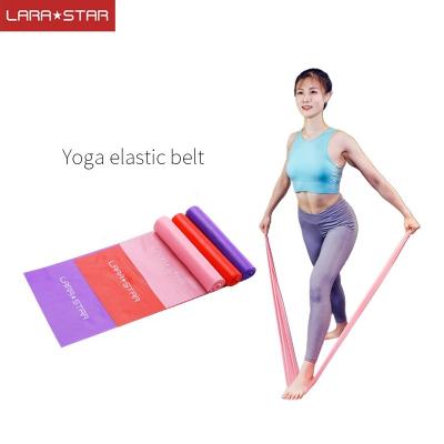 China Latex Fitness Accessories Latex Resistance Band Stretch Workout Yoga Flat Bands for sale