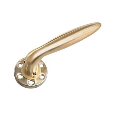 China Modern Hot Sale Germany Cavity Lever Handles Door Lever Handle Gold Master Door Lock Mortise Cylinder Lock Set for sale