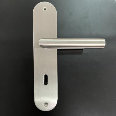 China High Security Hardware Accessories Fire Resistance Mortise Door Lock Handle Set Back Plate Door Lever Handle Lock for sale