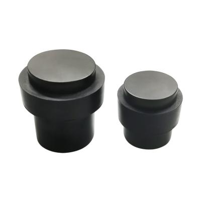 China Modern Good Quality Black PVD Magnetic Door Stopper Wedge Door Gaps And Prevent Lock Outs for sale