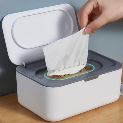 China Sealed And Dustproof Tissue Mask Holder Eco-friendly Multifunctional Paper Storage Box Holder Tissue Box for sale