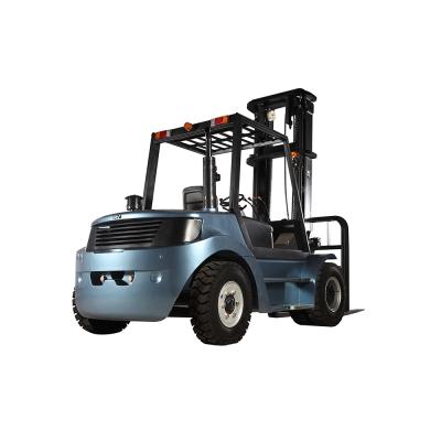 China Heavy Duty 9ton Hotels Diesel Forklifts With Central Large Load Option for sale