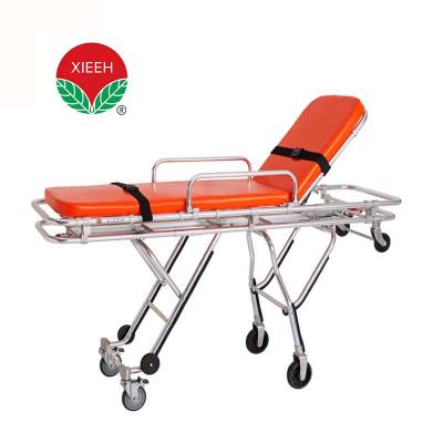 China Hospital Stretcher Wholesale Price Stainless Steel Medical Ambulance Stretcher Sizes for sale