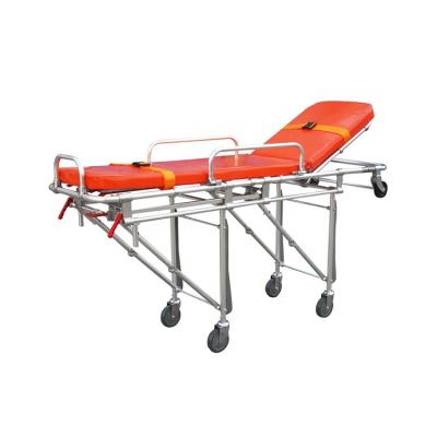 China Emergent Use Aluminum Alloy Ambulance Folding Stretcher For Sale for sale