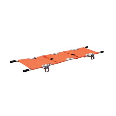 China Metal Emergency Transfer Folding Stretcher Four Folding Connecting Price for sale