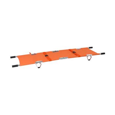 China Metal medical utility type military folding folding stretcher for rescue for sale