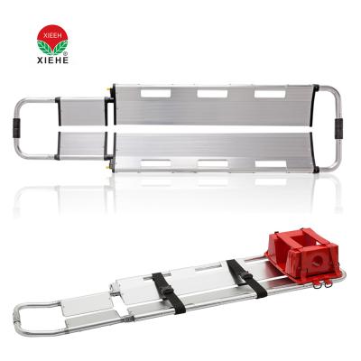 China High Strength Aluminum Metal Scoop Stretcher For Ambulance In Rescue for sale