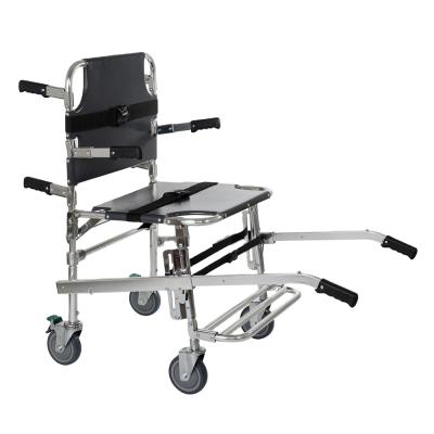 China For Up & Down Stairs Aluminum Alloy Medical Folding Stair Stretcher Chair for sale