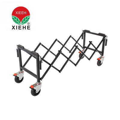 China European Steel Material Steel Coffin Trolley Cart Church Style Funeral Equipment for sale