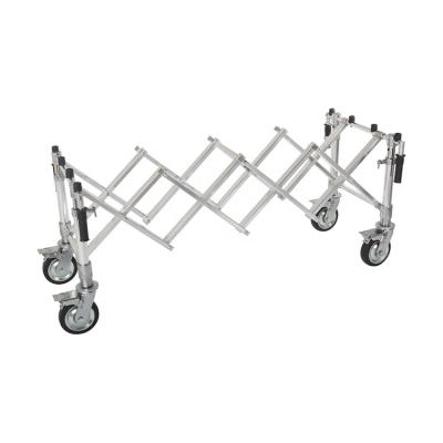 China American Style Church Coffin Aluminum Trolley Aluminum  Church  Coffin Trolley for sale