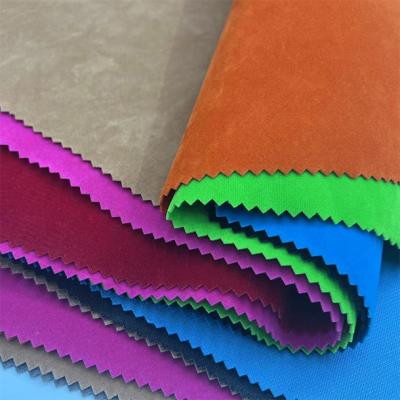 China Anti-Bacteria Wholesalers Durability Recyclable Anti Bacteria Polyester Knitted Suede Recycled Fabric for sale