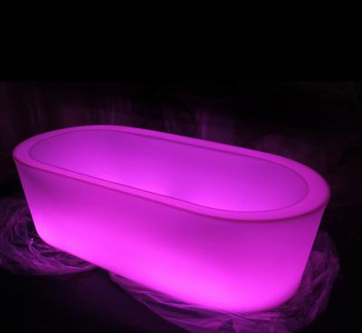 China Environment friendly; Humanization; Waterproof Indoor Plastic Color Changing Rechargeable Waterproof Led Bathtub for sale