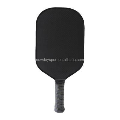 China Padel Racket 18k Carbon Pickleball Indoor Sports Black Pickleball Paddle Thermoformed Pickleball t700 Board for sale