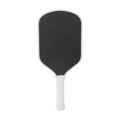 China Customized Black Pickleball Paddle With Carbon Fiber Core Aramid Fiber Poly Honeycomb Pickleball Requet for sale