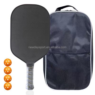 China Lightweight Usapa Approved OEM Graphite Polypropylene Core 3k 12k Carbon Fiber Composite Pickleball Paddle for sale