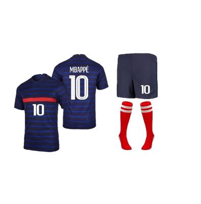 China FREE SAMPLE Breathable Football Soccer Jersey Kit For Youth And Kids Sizes Adult Soccer Training Jersey for sale