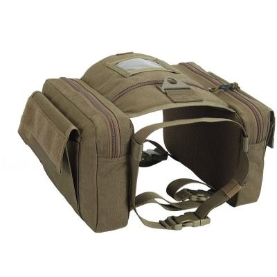 China FREE SAMPLE High Strength Pannier Tactical Dog Pack For Large Capacity Vest for sale