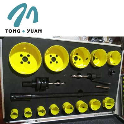 China Metal Drilling 13 Pieces Metal Bi Hole Saw Set for sale