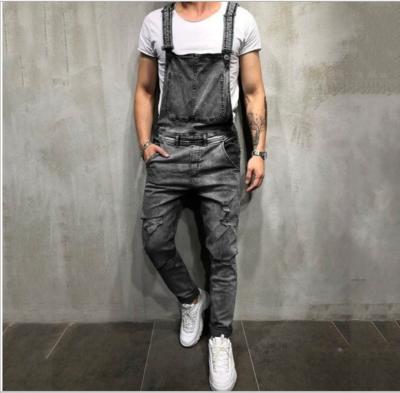 China New Color Fade Proof Amazon Men's Suspenders and Straps Men's Jeans Clothing Foreign Trade Pants for sale