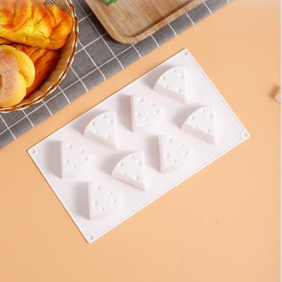 China High Quality Sustainable Food Grade Custom Cute Triangular Diy Silicon Molds Small Cheese Mousse Cake Silicone Cake Baking Molds for sale