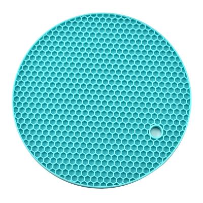 China Eco-friendly Sustainable Plastic For Kitchen Modern Home Decor Silicone Cup Coasters Insulation Mat Tableware Heat Resistant Pads for sale