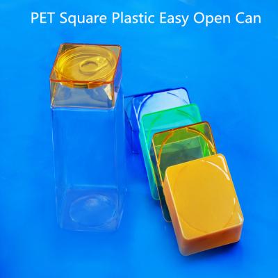 China 610ml Rectangular Candy Pet / Plastic Bottle for sale