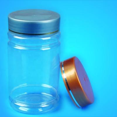 China 320ml Plastic Candy Pet Screw Lid Airtight Jar For Gen-Seng Packing for sale