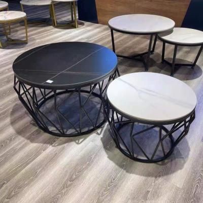 China Durable Modern Polygon Metal Frame Living Room Furniture Modern Furniture Material Polygon Coffee Tables for sale